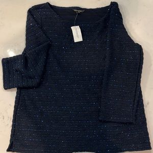 Banana Republic - Navy Sequins Top - Size M - Brand New with Tags
